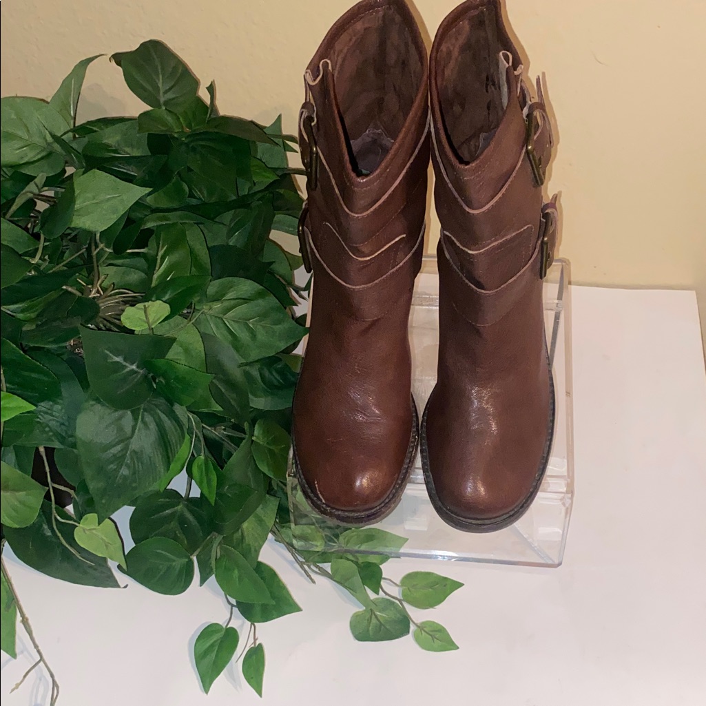 Sam Edelman Dark Brown Ankle Booties